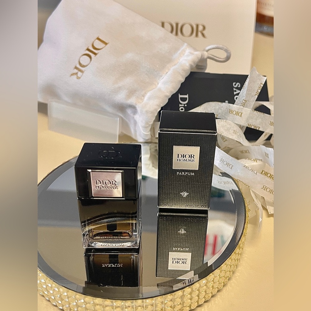 Mens Dior Homme Parfum Tr Mini NIB/Sauvage Sam Sz & Dust Bag - Picture 3 of 15